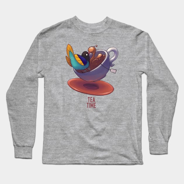 Tea time Long Sleeve T-Shirt by TiluneChacon